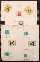 cca 1926 Váry János, gr. Károlyi Lajos gazdatisztje és szerelmének levelezése, irredenta levélzárókkal