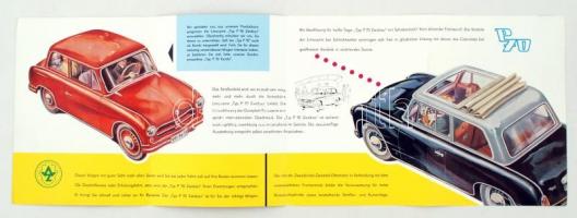 Typ P70 Zwickau színes autós prospektus /

Coloured automobile brochure in German