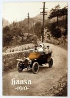 Hansa 1910, német nyelvű autós prospektus /  Automobile brochure in German
