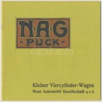 NAG Puck, Kleiner Viercylinder-Wagen, Neue Automobil GmbH, német nyelvű autós prospektus /  Automobile brochure in German