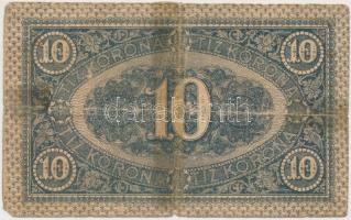 1919. augusztus 9. 10K kék T:IV,V ragasztott
Adamo K13