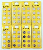 8 db Solvingen CR 2032 laposelem-szett (egy csomagban 8 db elemmel), bontatlan csomagolásban