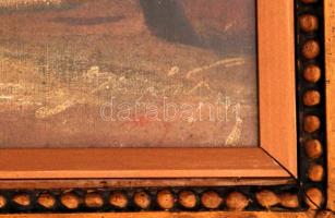 Zich Ferenc (1867-1913): Városi táj. Olaj, vászon. Jelzett. Keretben. 56x46 cm