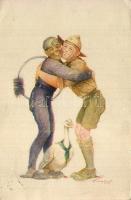 Márton szignós cserkészlap