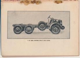 1940 38 M. Botond tehergépkocsi leírás és kezelési utasítás. Győr, Magyar Waggon és Gépgyár. 78p. kihajtható táblákkal. A tűzésnél elvált karton kötésben