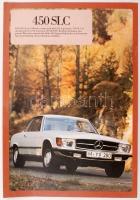 1976 Mercedes 450SLC képes katalógus. 4 p.