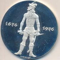 Madarassy Walter (1909-1994) 1976. "II. Rákóczi Ferenc" Ag emlékérem (31,19g/0.925/42,5mm)...