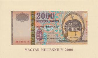 2000. 2000Ft "Millennium" T:I Eredeti bontatlan díszcsomagolásban!