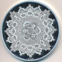 Kósa István (1953-) 2002. "Száz éves a halasi csipke - Kiskunhalas" Ag emlékérem tanúsítvá...