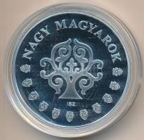 Ifj. Szlávics László (1959-) DN "Nagy Magyarok / Szent-Györgyi Albert" ezüstözött Cu emlék...