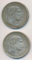 1915KB 1K Ag "Ferenc József" (2x) T:2,2-