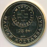 2006. 50Ft "125 éves a Magyar Vöröskereszt" aranyozva T:2