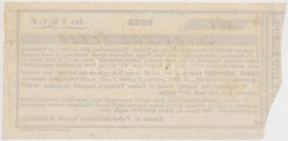 Pest 1834. "Vakok-Intézetére ügyelő Küldöttség" kitöltött sorsjegye T:I-
Hungary / Pest 1...