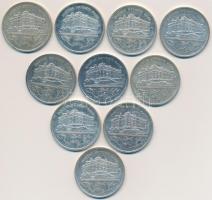 1992. 200Ft Ag "MNB" (10x) T:2,2-