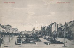 Marosvásárhely, Széchenyi tér; kiadja Rákóczi tőzsde / square