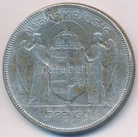 1930. 5P Ag "Horthy jobbra" T:3 folt
Adamo P8