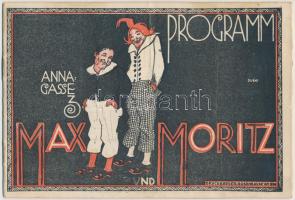 cca 1880-1900 Bécsi (15x22cm) és Müncheni (pp:15, 24x12cm) program füzet, 2db