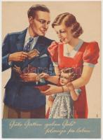 cca 1930-40 Német nyelvű reklám kiadványok, különböző méretben, 3db