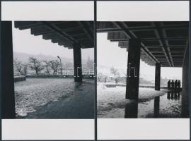 cca 1970 Budapest, a Duna Intercontinentál szálloda, Kotnyek Antal (1921-1990) fotóriporter hét felv...