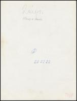 cca 1960 Zsigri Oszkár: Alkony a Dunán, aláírt vintage fotóművészeti alkotás, 24x18 cm