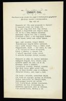 1894-96 Póra Ferencz I. ker. Felsőleány Iskola igazgató életrajza, 29x23cm, + méltató vers nyomtatott példány, 23x15cm