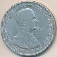 1930. 5P Ag "Horthy jobbra" T:3 Adamo P8