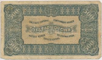 1923. 500K "T.W." jelöléssel, nyomdahely nélküli T:III-