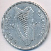 Írország 1934. 1/2C Ag T:3
Ireland 1934. 1/2 Crown Ag C:F