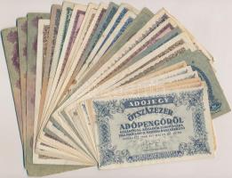 30db-os vegyes pengő és adópengő bankjegy tétel T:vegyes