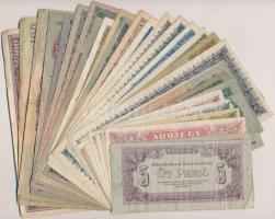 30db-os vegyes pengő és adópengő bankjegy tétel T:vegyes