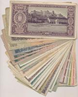 30db-os vegyes pengő és adópengő bankjegy tétel T:vegyes