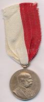 1898. Jubileumi Emlékérem Fegyveres Erő Számára Br kitüntetés nem eredeti mellszalaggal T:2 Hungary 1898. Commemorative Jubilee Medal for the Armed Forces Br decoration with not original ribbon C:XF NMK 249.
