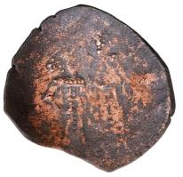 Bizánci Birodalom / Konstantinápoly / I. Mánuel Komnénosz 1143-1180. Trachy Cu (2,7g) T:3 Byzantine Empire / Constantinople / Manuel I Comnenus 1143-1180. Trachy Cu (2,7g) C:F