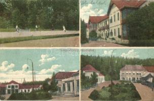 Tarcsafürdő, Bad Tatzmannsdorf; Fürdőépületek, teniszpálya / spa buildings, tennis court