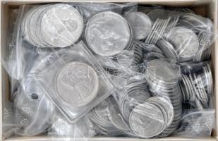 Vegyes 1941-1945. 1P-5P Al tétel 800g-os súlyban T:vegyes + 1943. 5P Al "Horthy Miklós születésének 75. évfordulója" T:1