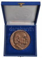 Pálffy Gusztáv (1942-) 1982. "Kodály Centenárium Kecskemét" Br plakett eredeti tokban (85m...