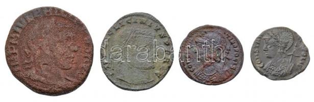4db-os római érme tétel, benne "I. Licinius" + 2db városi emlékérme + "Viminácium" provinciális érme T:3 4pcs of Roman coins: "Licinius I" + 2pcs of city commemoratives + "Viminacium" provincial coin C:F
