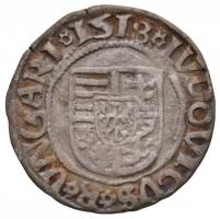 1518K-G Denár Ag "II. Lajos" (0,49g) T:2,2-
Huszár: 841., Unger I.: 673.m