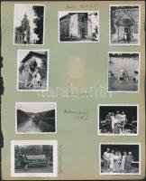 1939 Ökörmező, Toronya, Volóc 10 db 6x9 cm-es kép plusz 9 egyéb kép