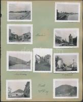 1939 Munkács, Huszt, Alsóbisztra, Ungvár. 9 db 6x9 cm-es kép / 9 photos