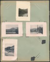1939 Erdély: Szováta, Kolozsvár, Szatmár és tájak, összesen 30 db 6x9 cm-es kép berakó lapokon / Pho...