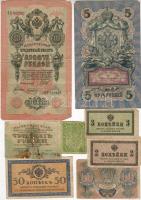 Orosz-szovjet 1898-1947 hagyaték tétel 17db, benne jobbak, mint polgárháború, cservonec T:II(többség...