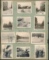 Budapest 1940 telén és BNV 17 fotó 6x9 cm