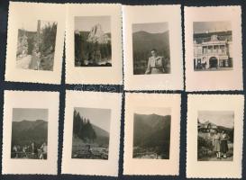 cca 1940 17 db feliratozott erdélyi városokat és tájakat ábrázoló fotó / Transylvanian scenes and la...