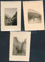 cca 1940 17 db feliratozott erdélyi városokat és tájakat ábrázoló fotó / Transylvanian scenes and la...