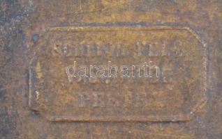 cca 1880 Bronz kézfej, jelzett (Sclick féle Vasöntöde Pesten) / Bronze hand from Pest factory 15×9 c...