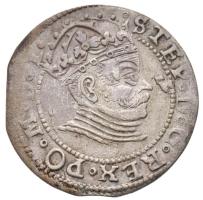 Lengyel Királyság / Riga 1581. Garas Ag "Báthory István" (1,93g) T:2,2- Poland / Riga 1581. Groschen Ag "Stephen Bathory" (1,93g) C:XF,VF Kopicki 8083 var.