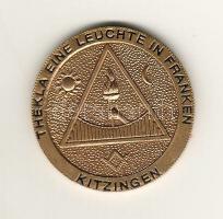 NSZK 1926. "Kitzingen" szabadkőműves páholy érme Br T:1/2