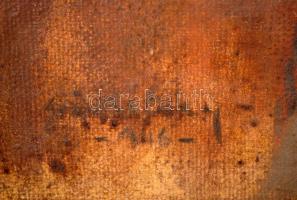 Olvashatatlan jelzéssel: VI. György brit király (a dadogós király), olaj, vászon,kis lyukkal, 60x50c...