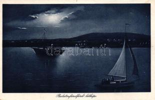 Balatonfüred-fürdő, Vitorlás, gőzhajó